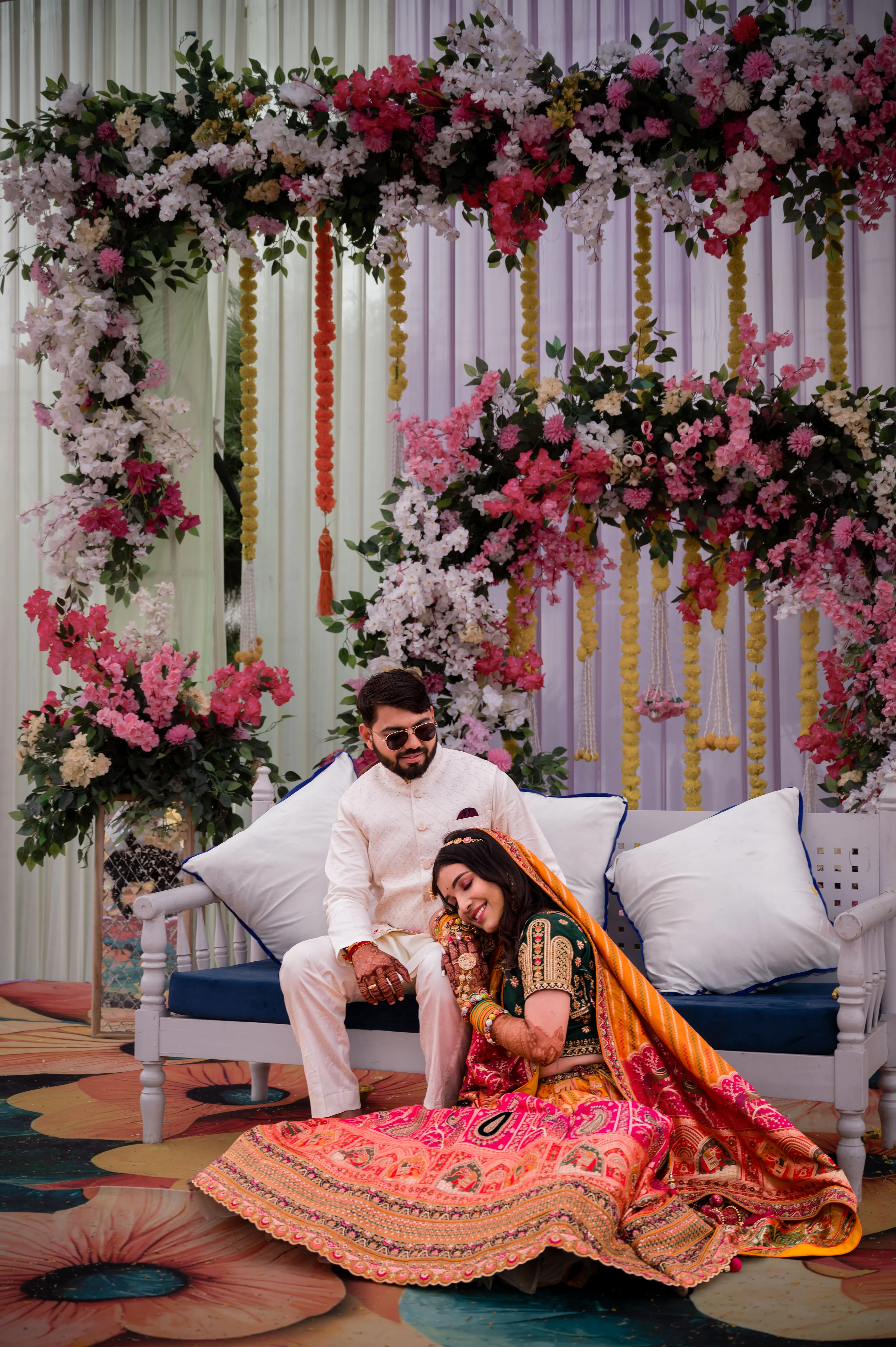 Haldi ceremony during a wedding, captured by Fotographiya photography service